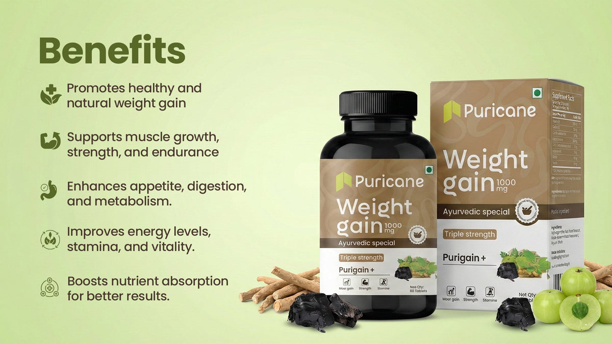 What Is Ayurvedic Weight Gain & How Puricane Weight Gain Helps Naturally