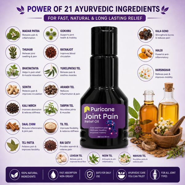 Puricane Joint Pain Relief Oil 60ml