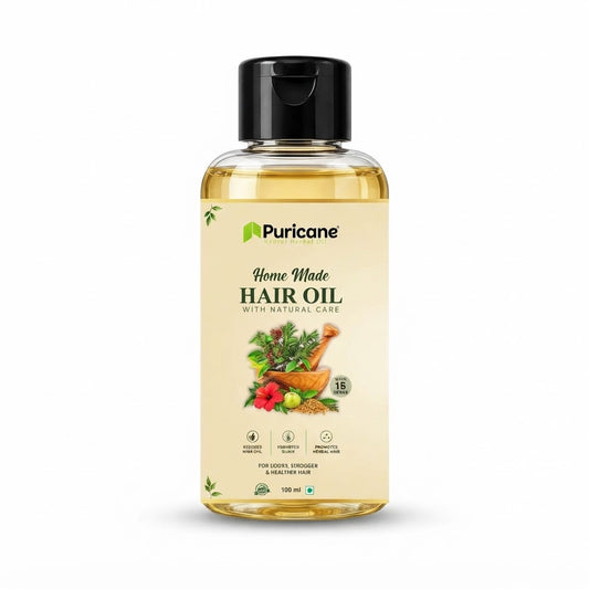 Herbal Home Made Hair Oil with 15 Herbs | Hair damaged repair, Nourishment, New hair growth  ,| For Men & Women 100ML