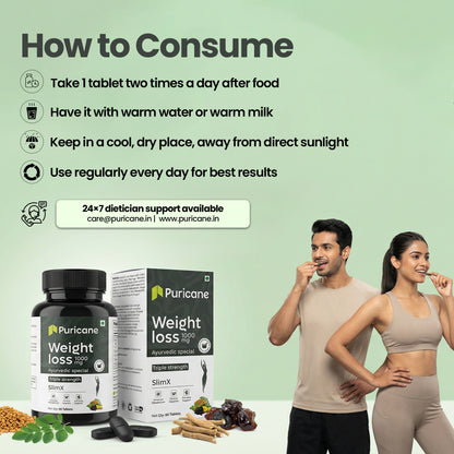 Puricane Ayurvedic Weight Loss Tablet