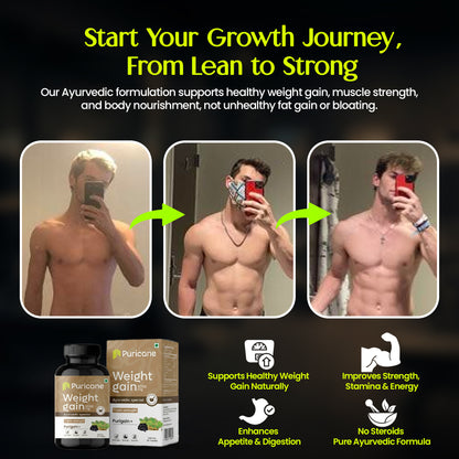Puricane Ayurvedic Weight Gain Tablets