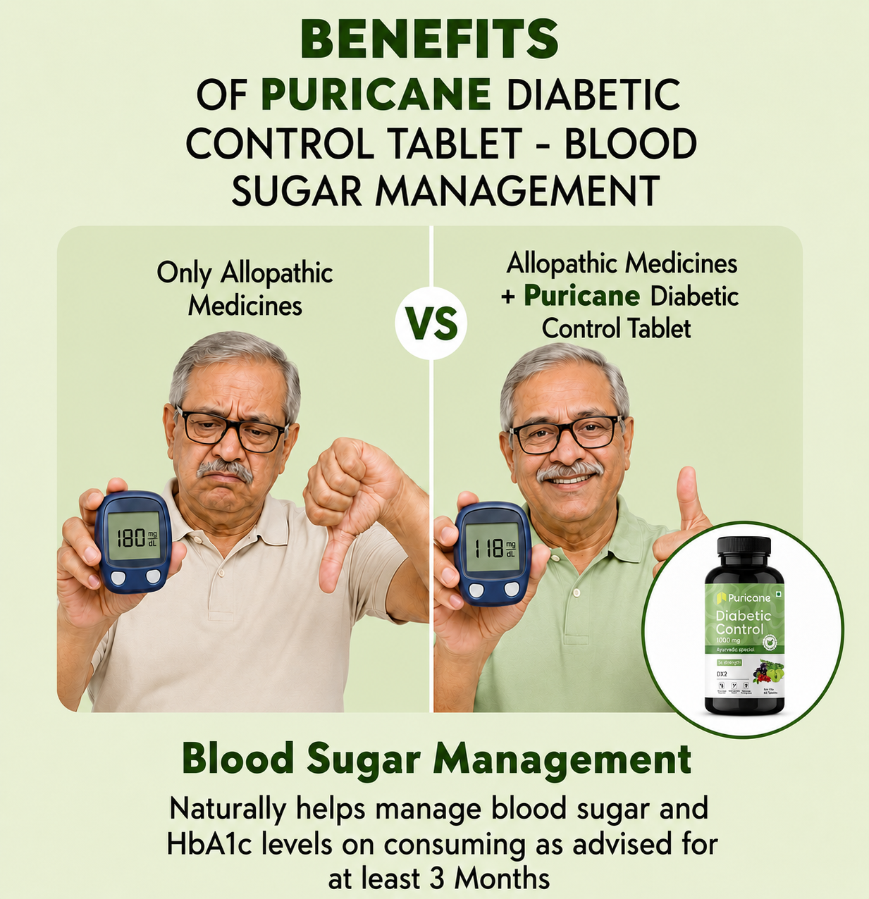 Puricane DX2 Diabetic Control Tablet